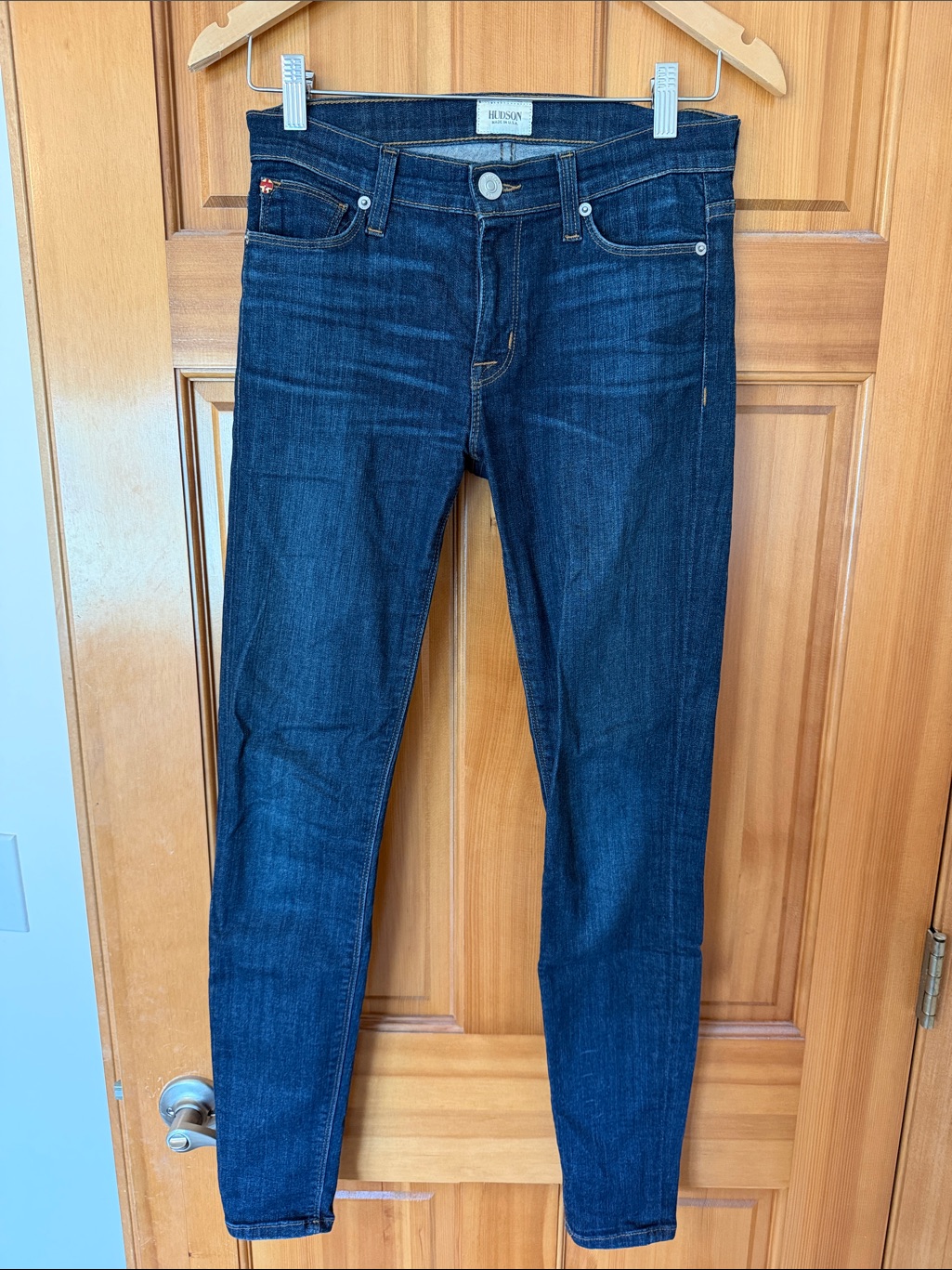 Hudson Jeans Women's Skinny Dark Wash Indigo Jeans